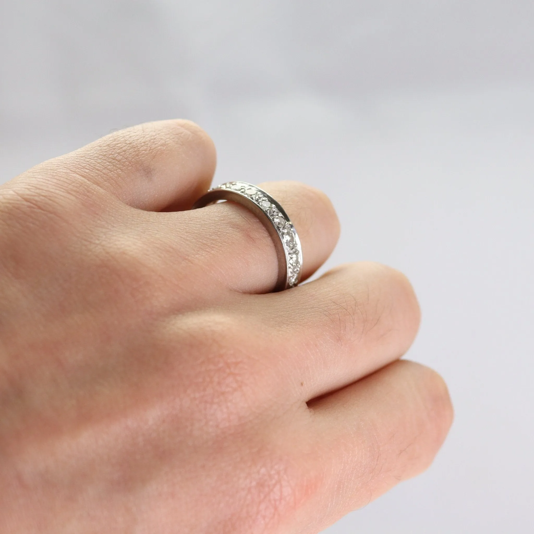 18 Carat White Gold Eternity Ring