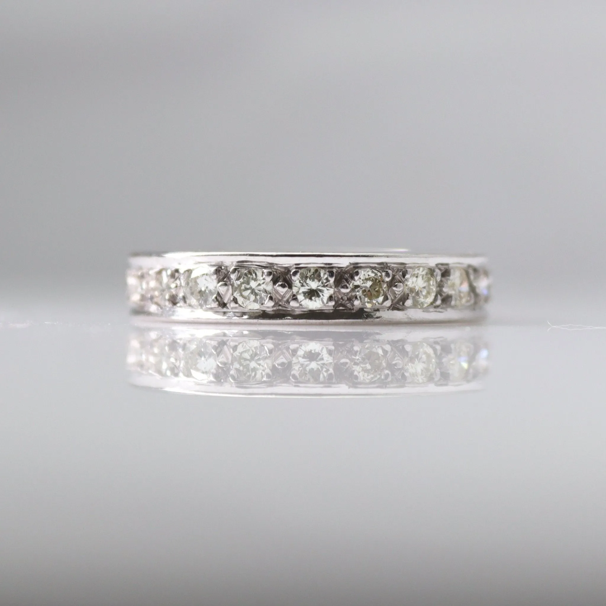 18 Carat White Gold Eternity Ring