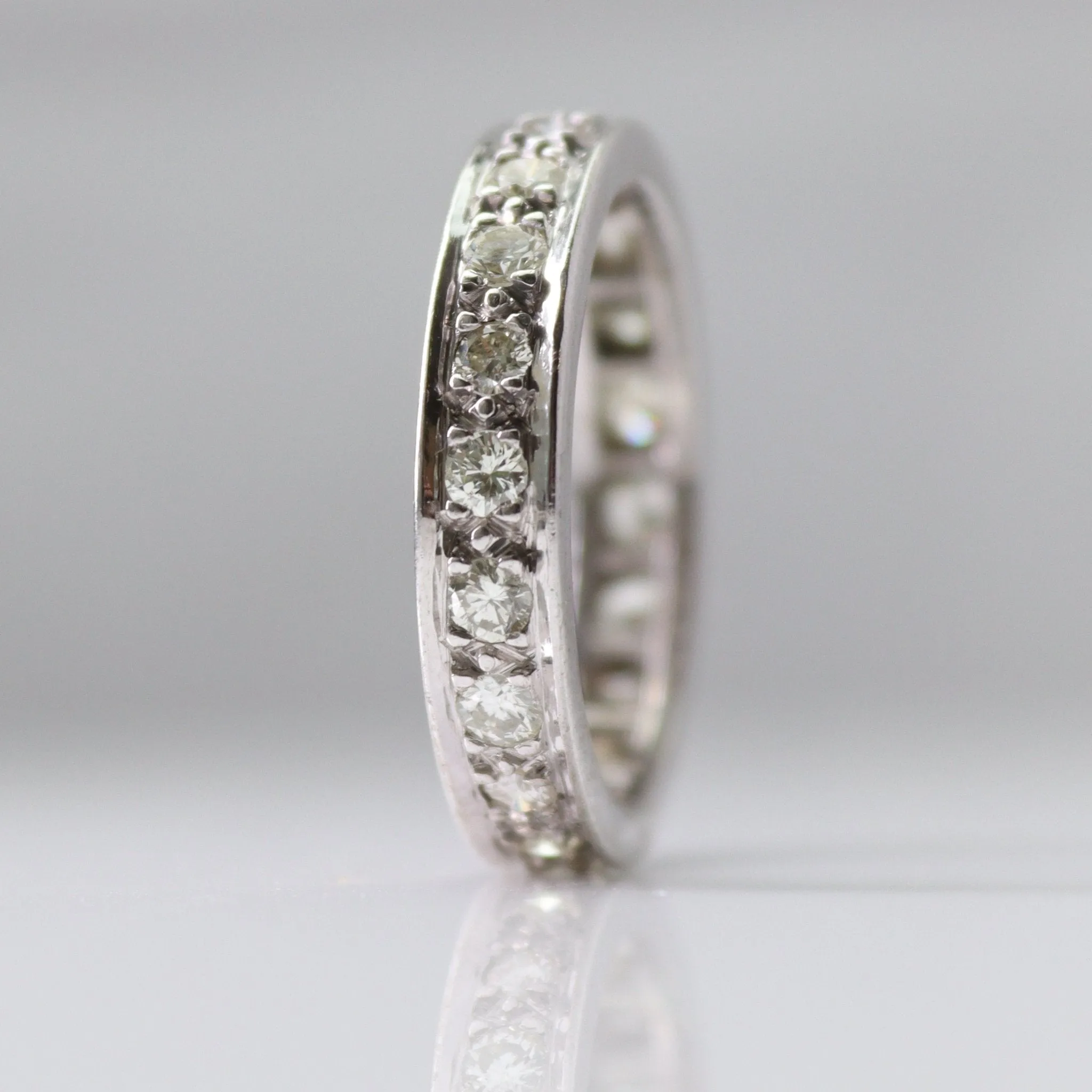 18 Carat White Gold Eternity Ring