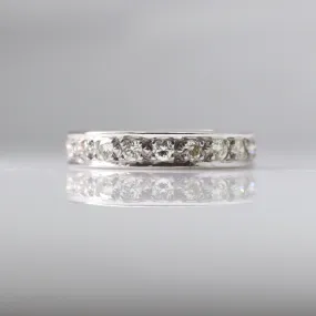 18 Carat White Gold Eternity Ring