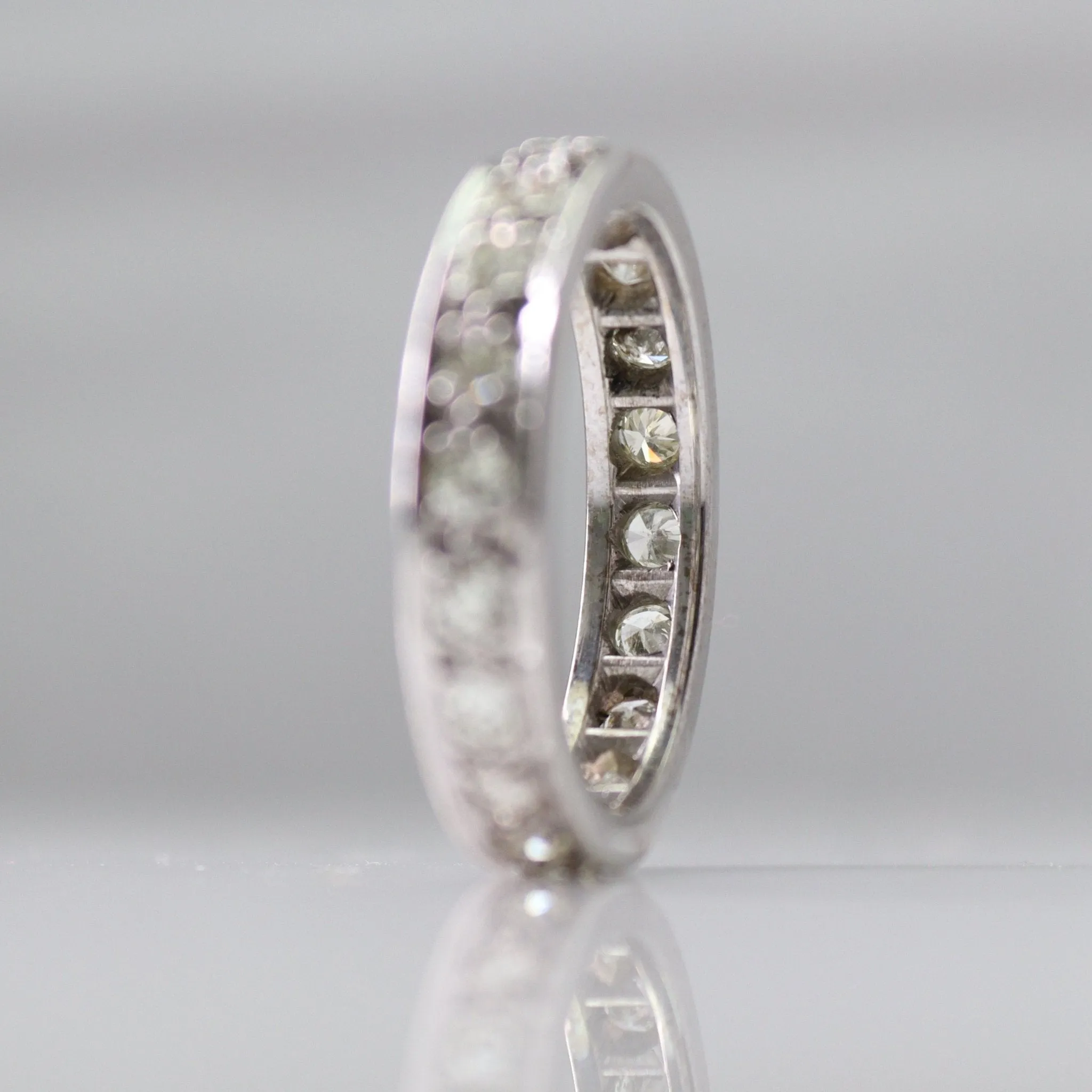 18 Carat White Gold Eternity Ring