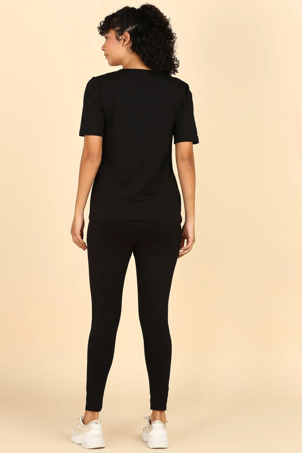 247 Zactive™ Black Zipless Maternity Top & Legging Set