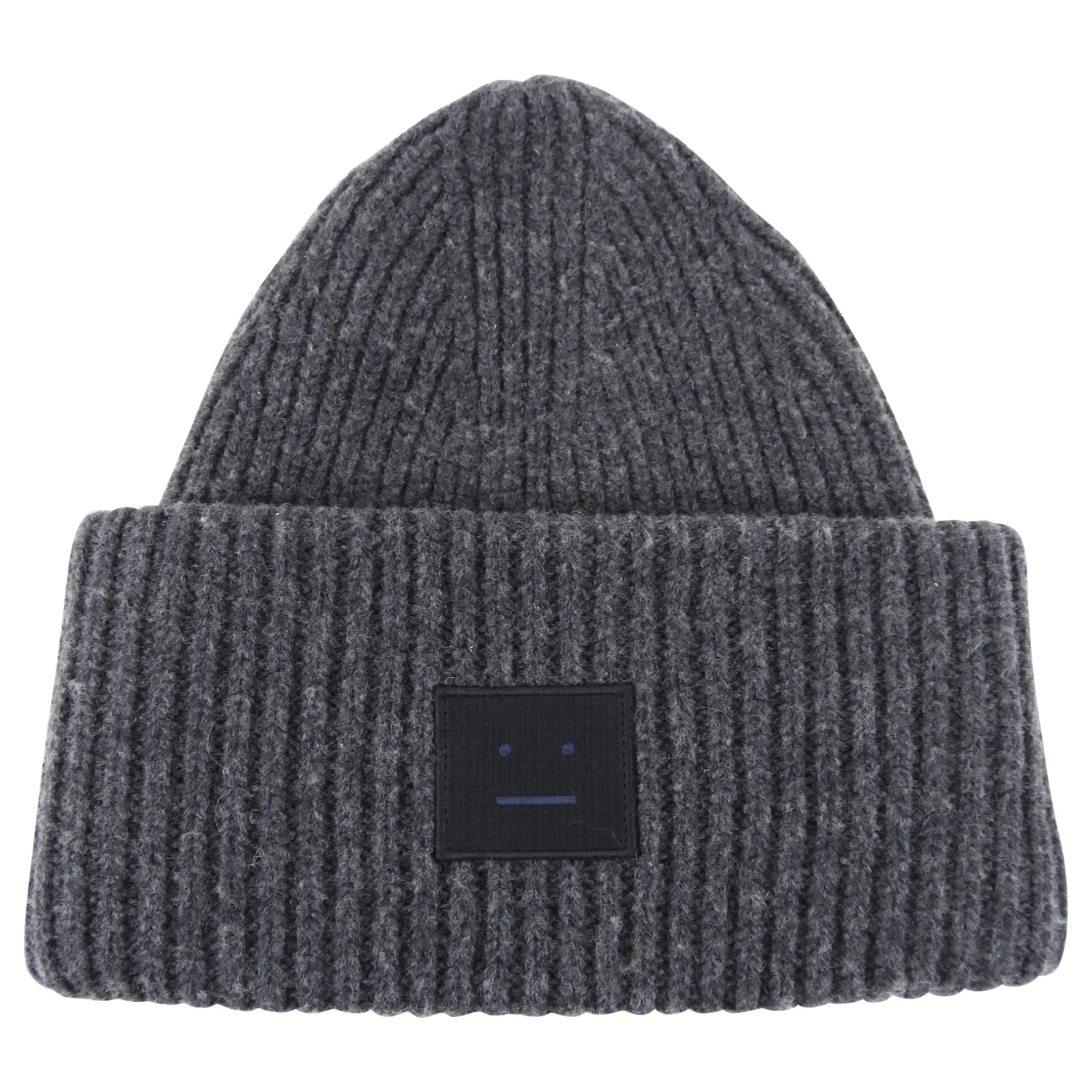 Acne Studios Grey Wool Toque Hat