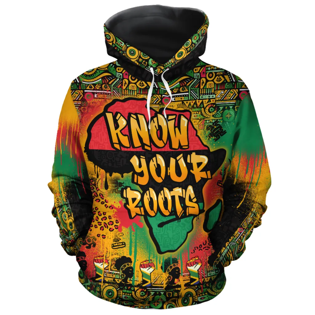 African Map Graffiti All-over Hoodie and Joggers Set