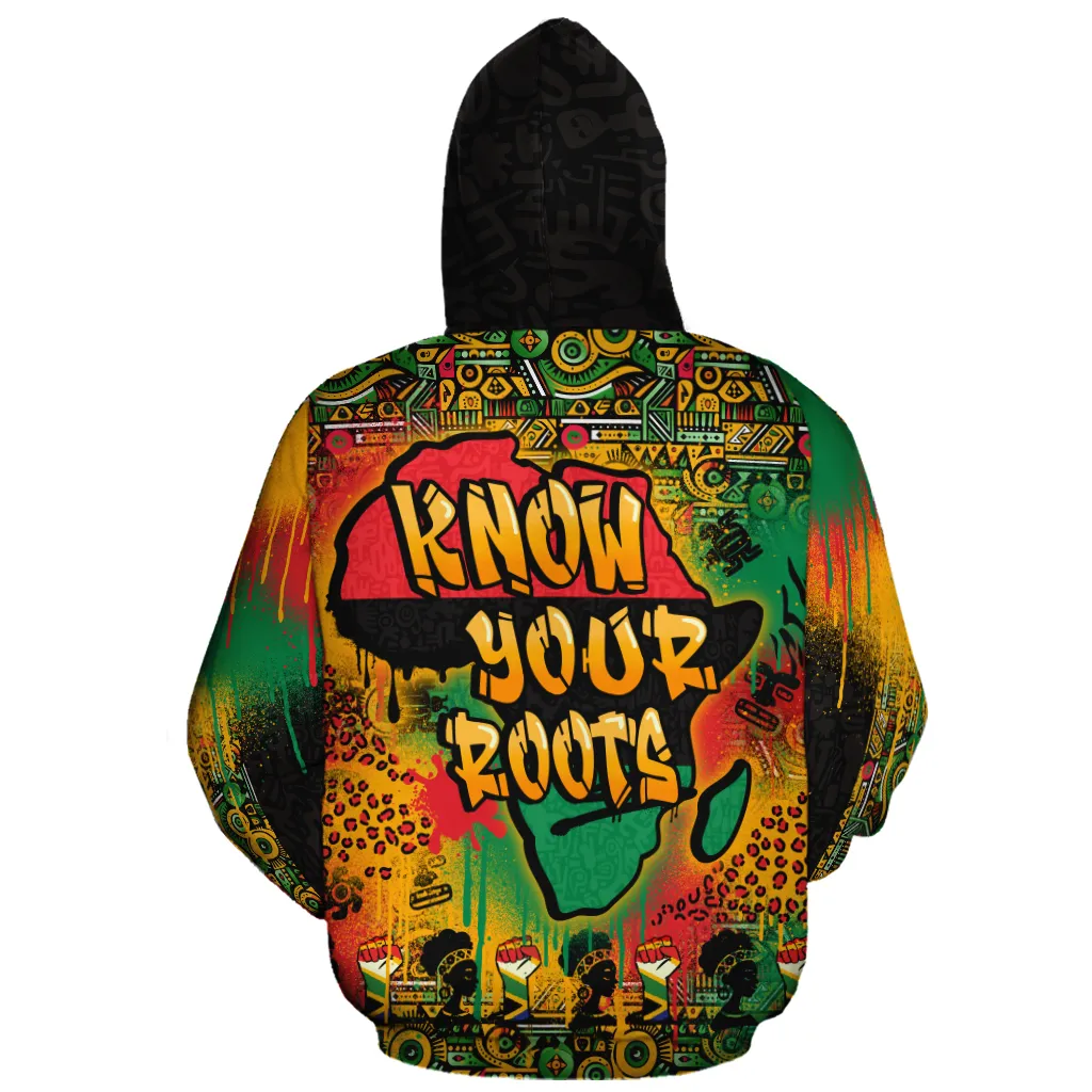 African Map Graffiti All-over Hoodie and Joggers Set