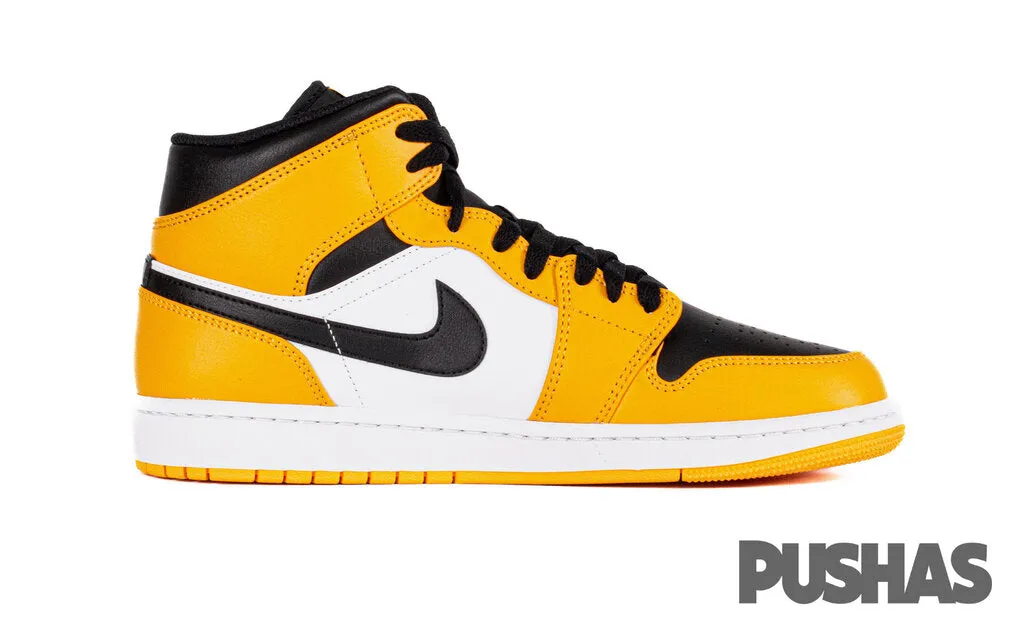 Air Jordan 1 Mid 'Yellow Black White' (2022)