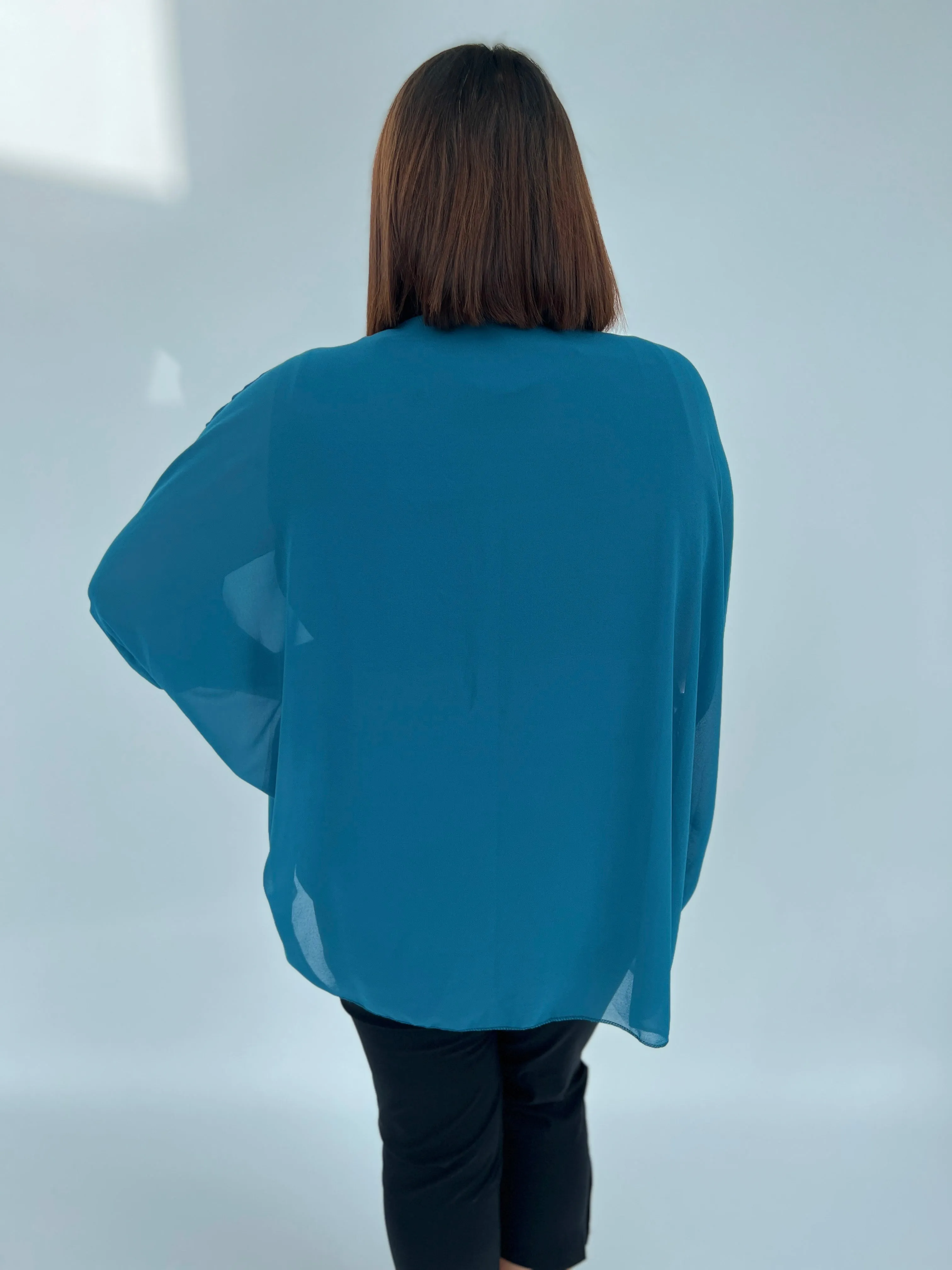 Alice Blouse in Teal