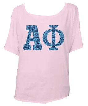 Alpha Phi Paisley Print