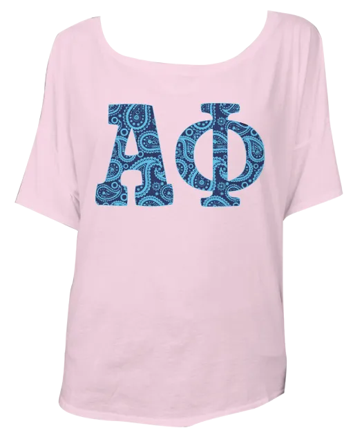 Alpha Phi Paisley Print