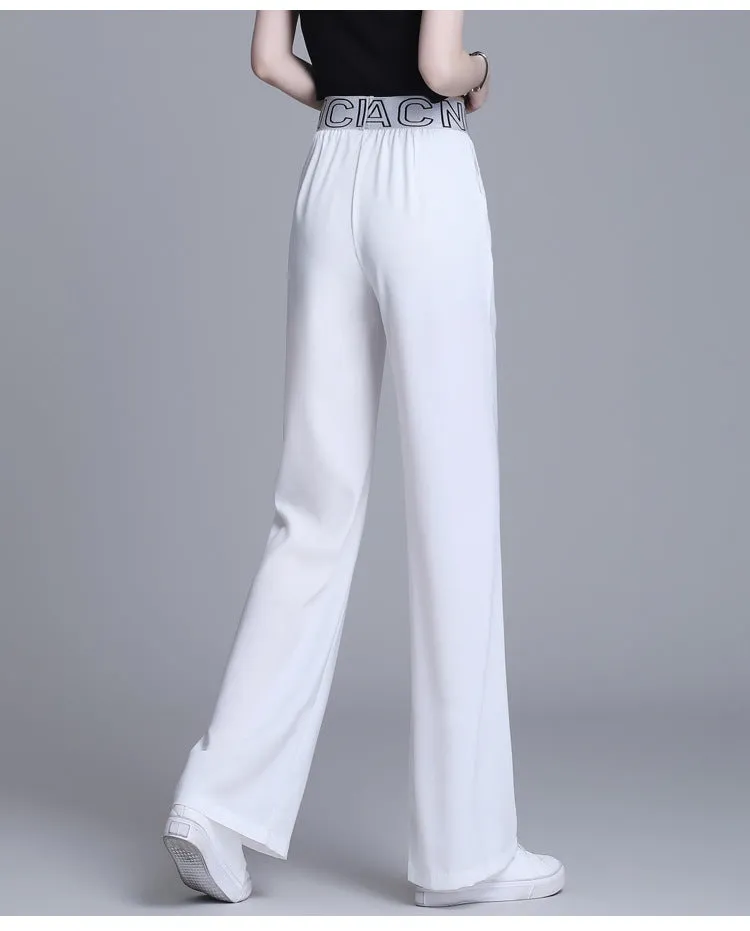 Amazing White Bodycon Casual Pants