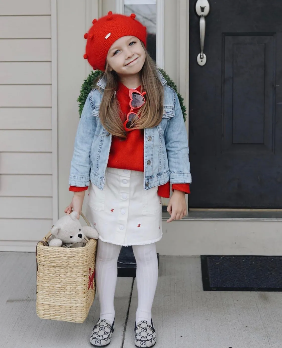 Angora Red Beret