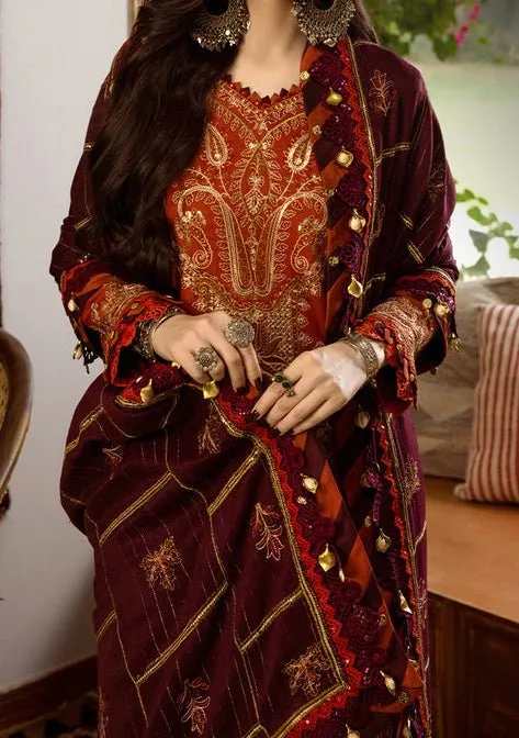 Asim Jofa Kashmiri Taanka Pakistani Twill Dress