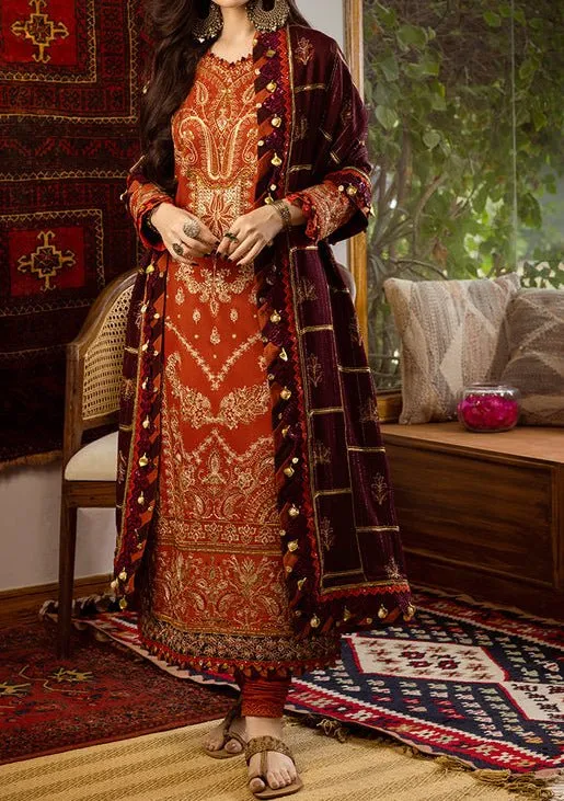 Asim Jofa Kashmiri Taanka Pakistani Twill Dress