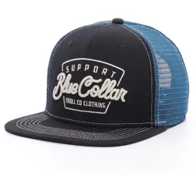 Big Slab Snapback: Black / Teal