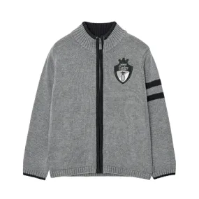 Boboli Tricot jacket for boys 737366 8125 melange grey