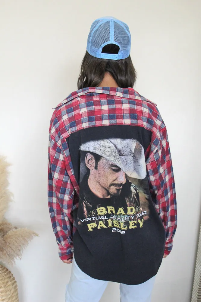 Brad Paisley Band Band Tee Flannel