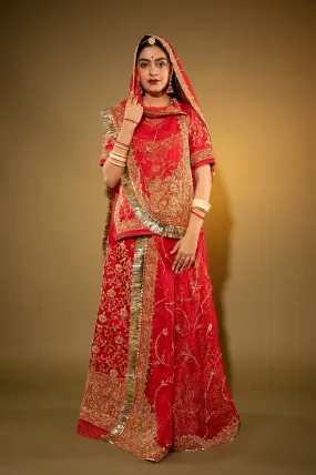 Bridal Rajputi Poshak