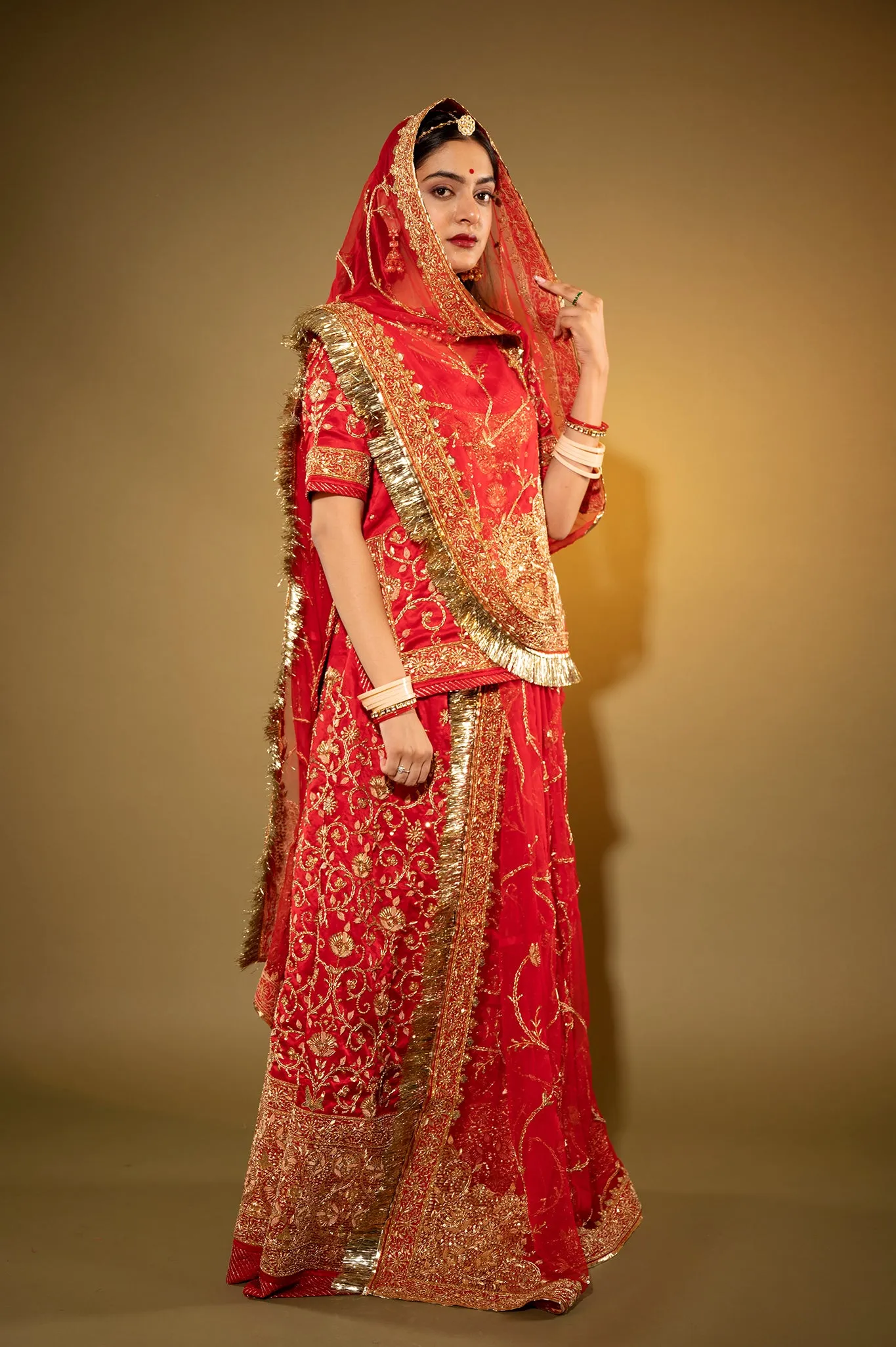 Bridal Rajputi Poshak