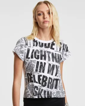 CELEBRITY SKIN SS MINI TEE