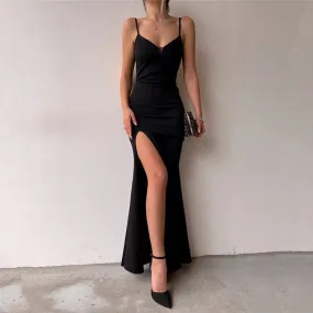 Classic French Slip Long Dress