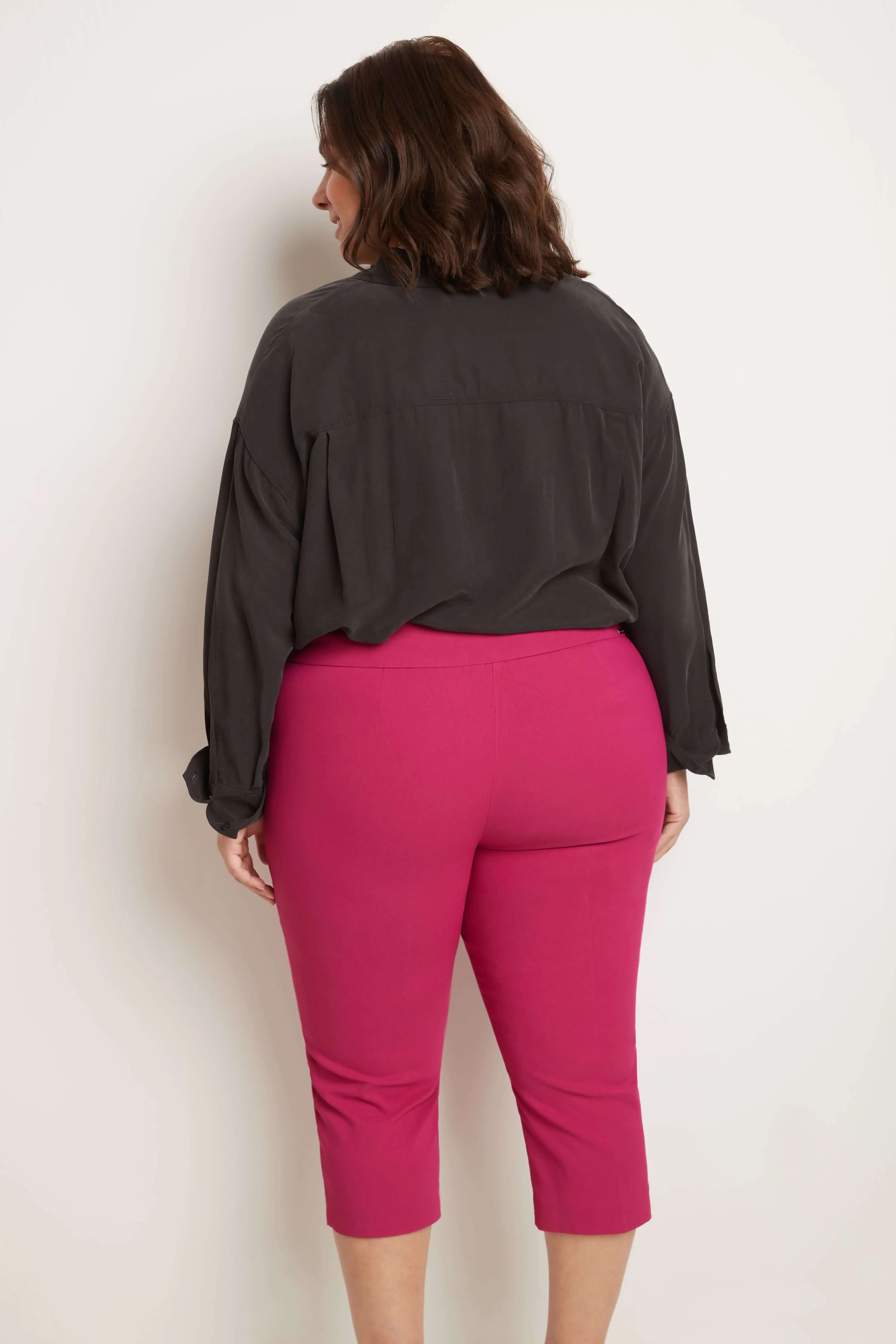 Curvy Capri with Flattering Wide Waistband