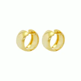 Daisy Huggie Earrings - Gold