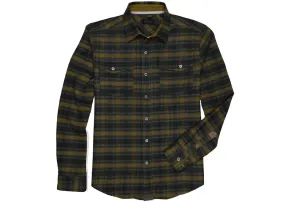 'Dakota Grizzly' Men's Riley Snap Front Flannel - Brass