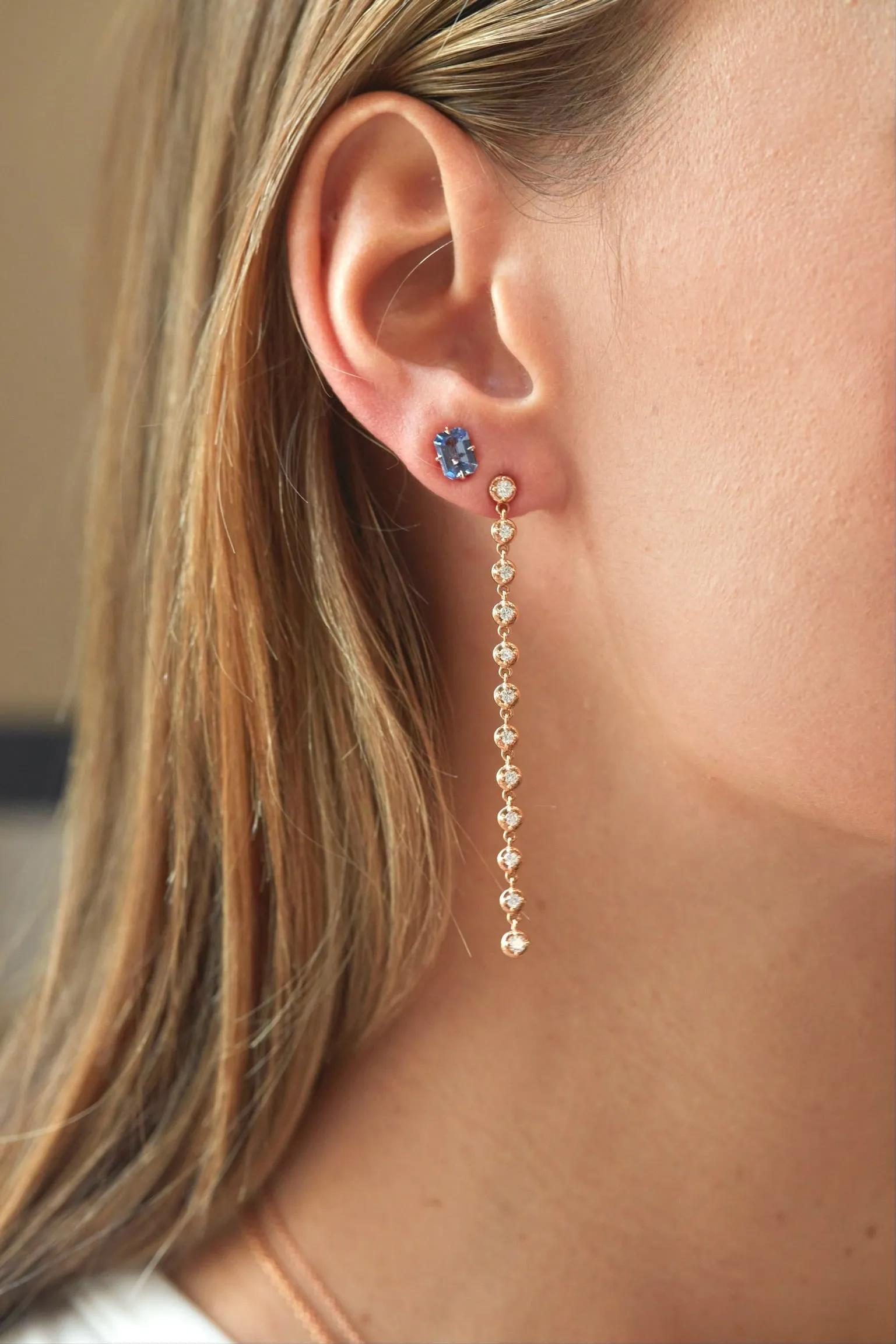 Diamond Dangle Earrings