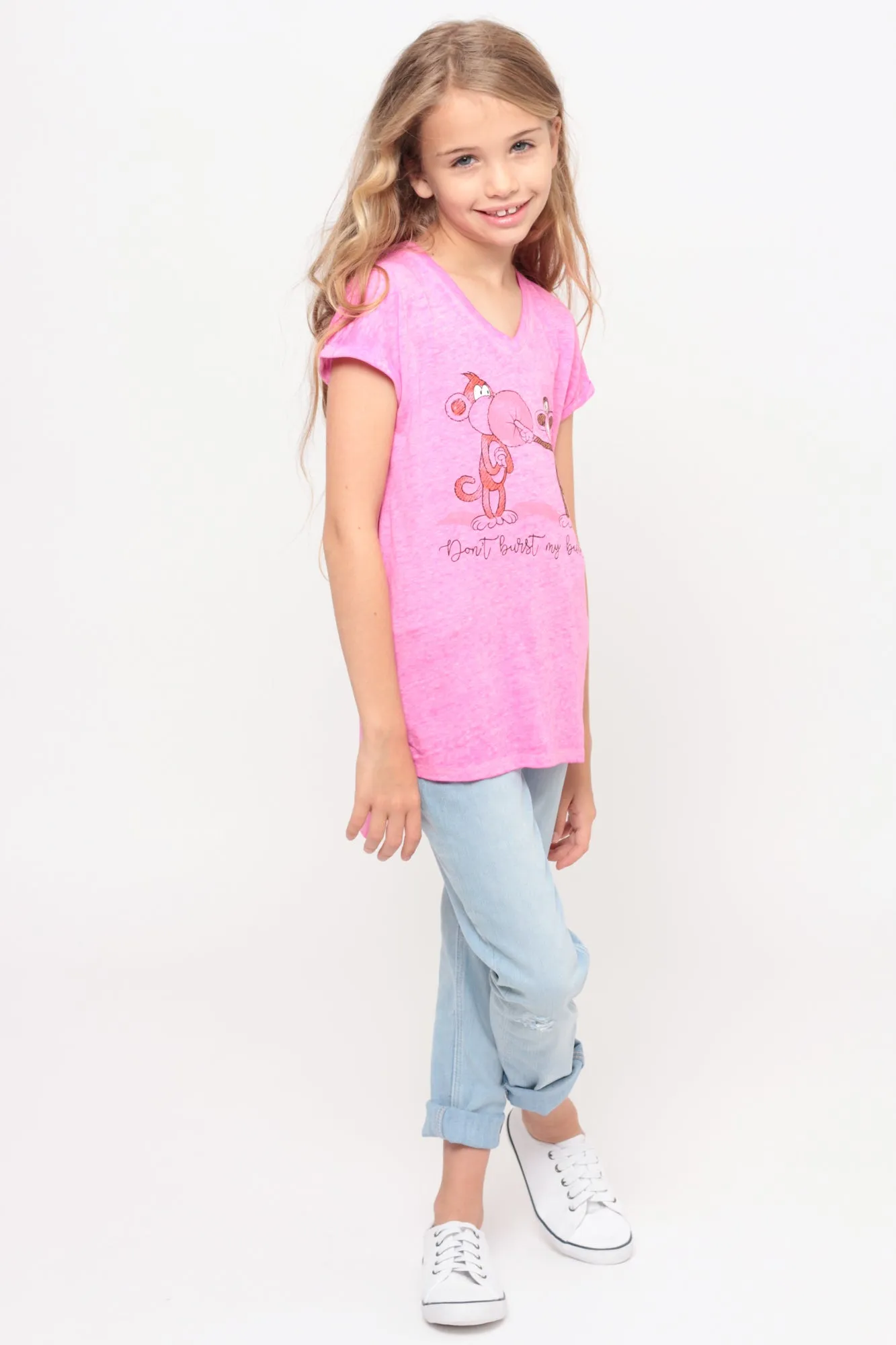 Don't Burst My Bubble | Dolman Top - Pink