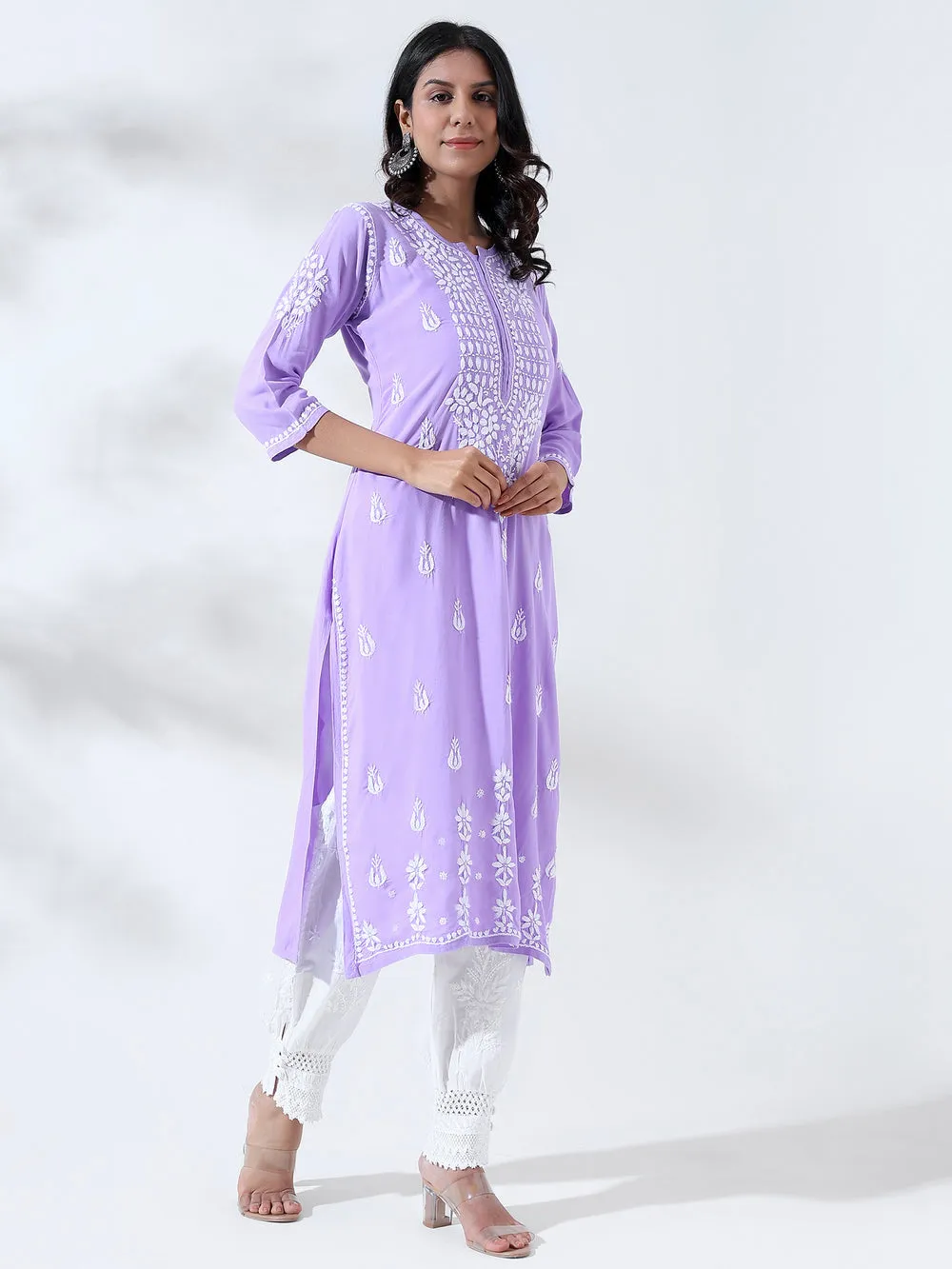 Dori Modal Chikankari Kurti