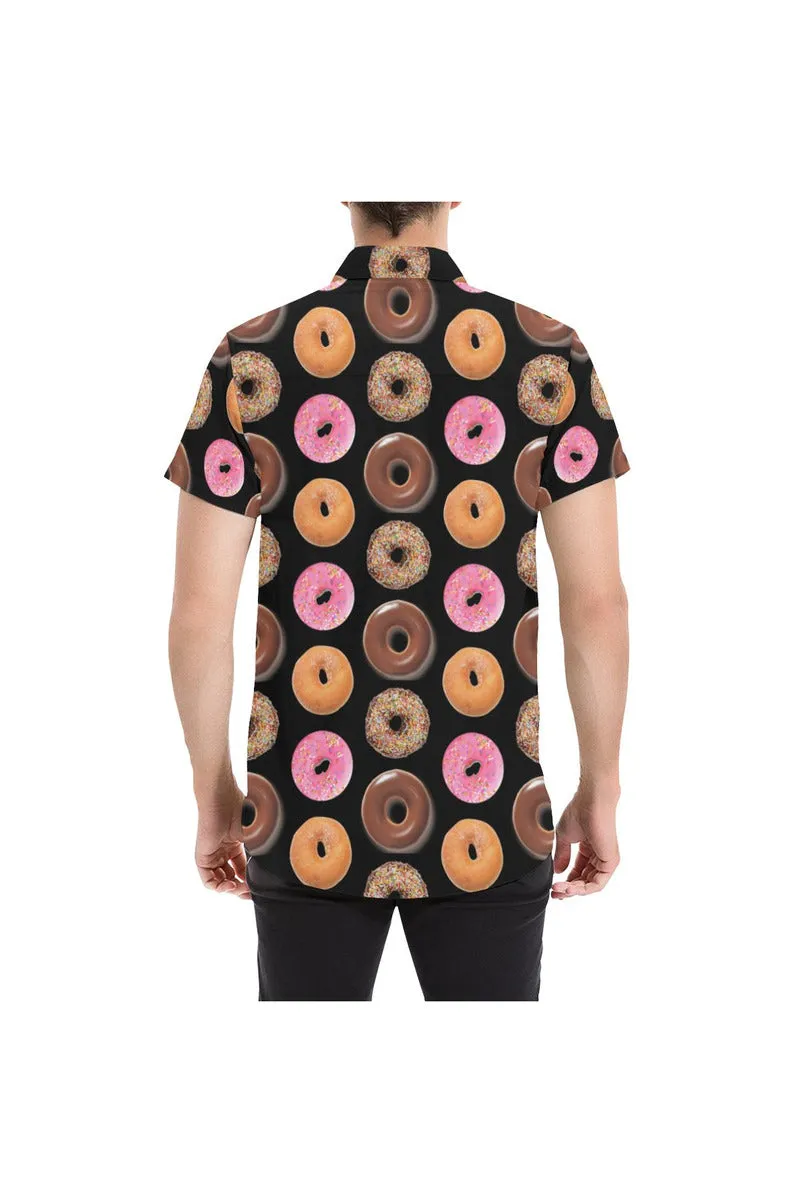 Doughnut Care Men's Short Sleeve Shirt/Large Size