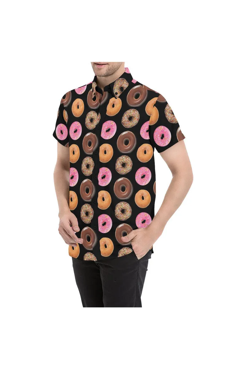 Doughnut Care Men's Short Sleeve Shirt/Large Size