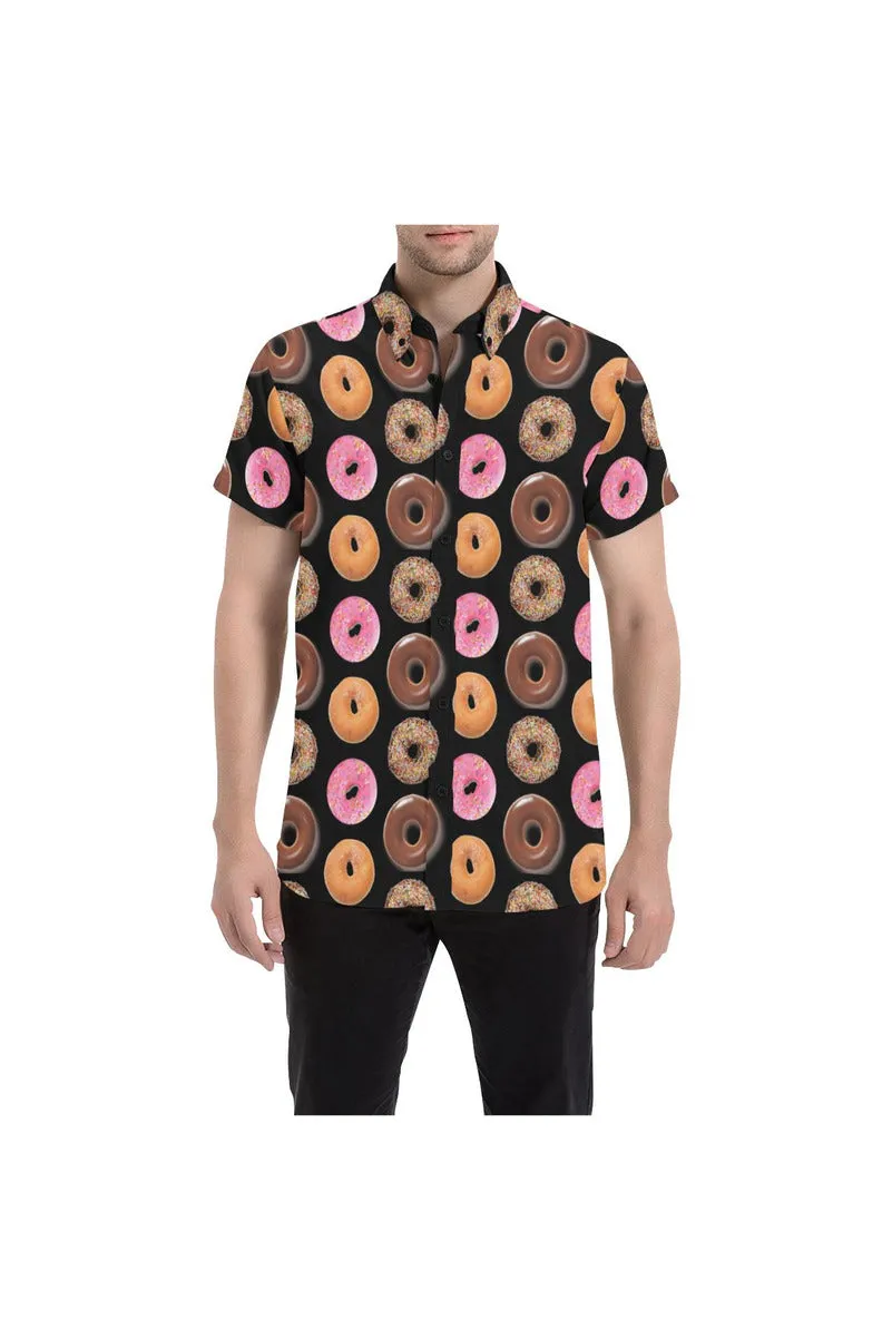 Doughnut Care Men's Short Sleeve Shirt/Large Size