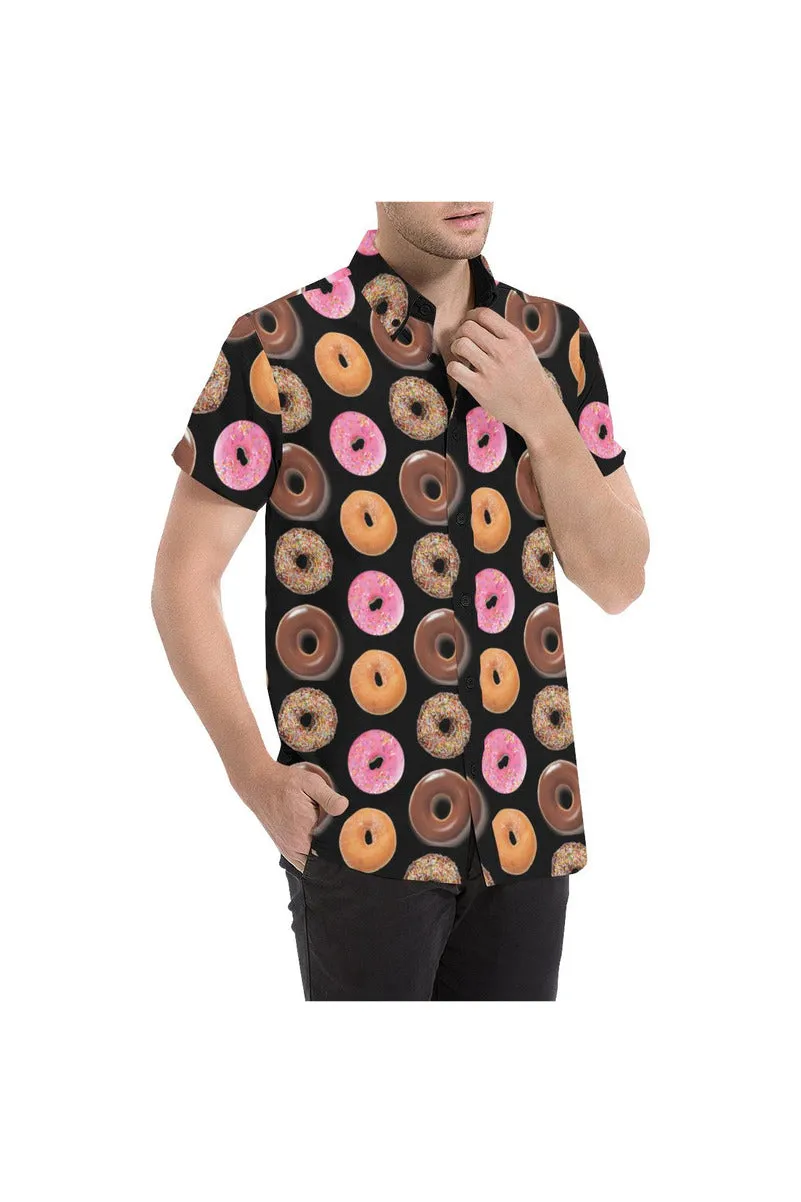 Doughnut Care Men's Short Sleeve Shirt/Large Size