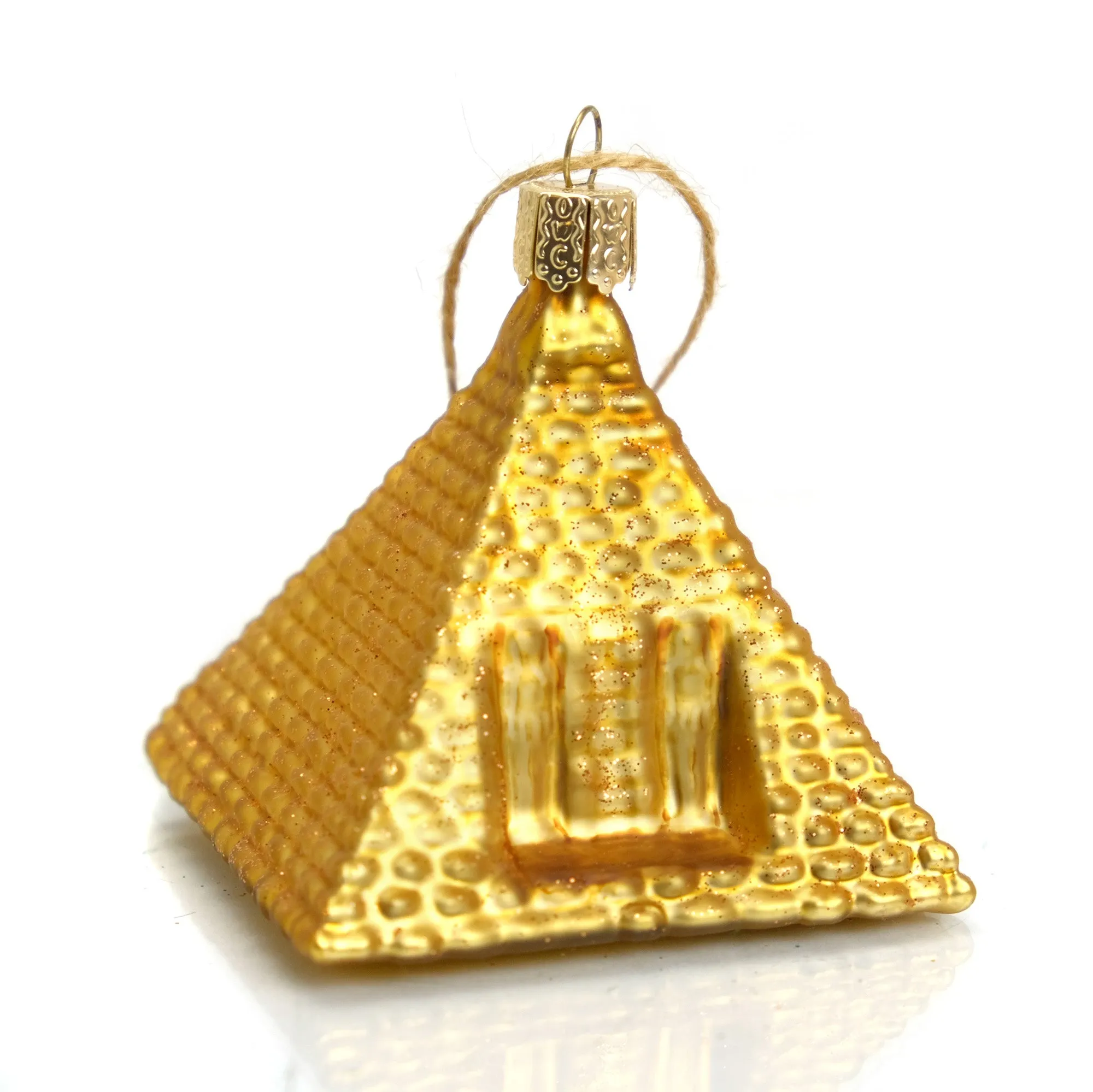 Egyptian Golden Pyramid Ornament