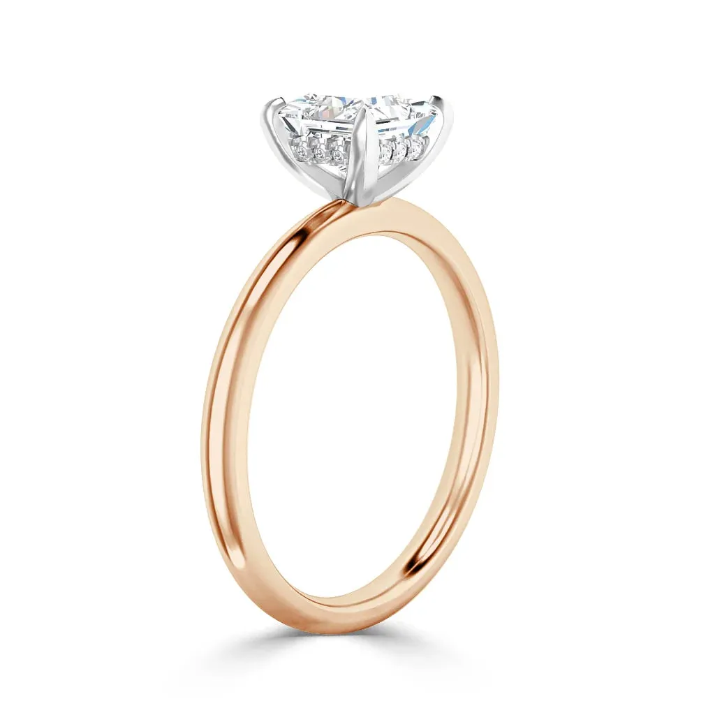 Elaine  - 18ct Rose Gold - Princess