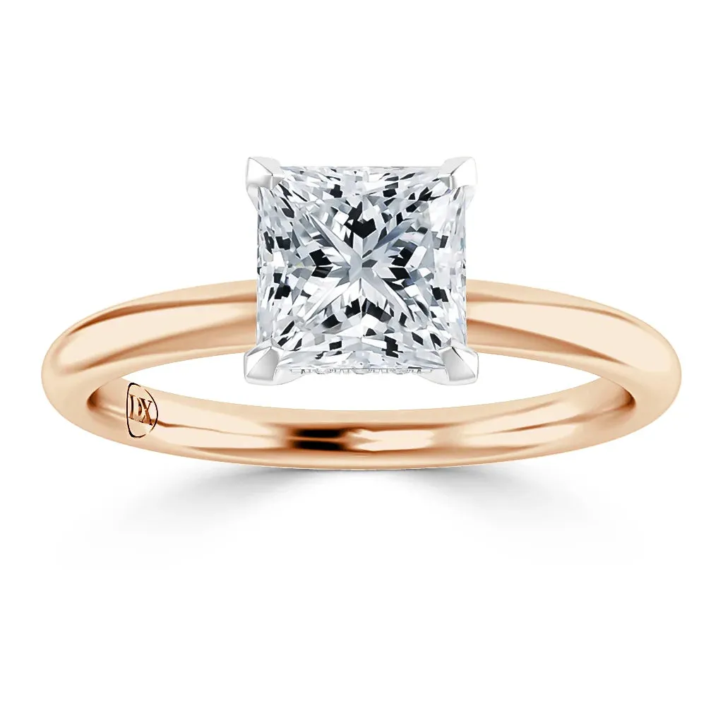 Elaine  - 18ct Rose Gold - Princess