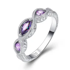 Eternity Rainbow Mystic Lilac Ring