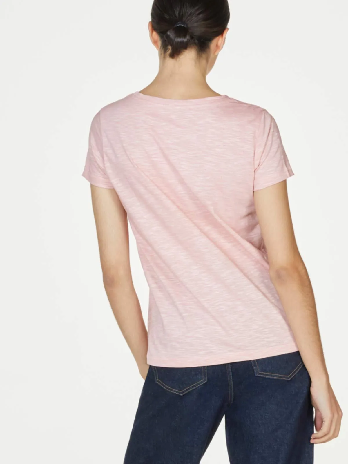 Fairtrade Organic Cotton Short Sleeve T-Shirt - Ballet Pink