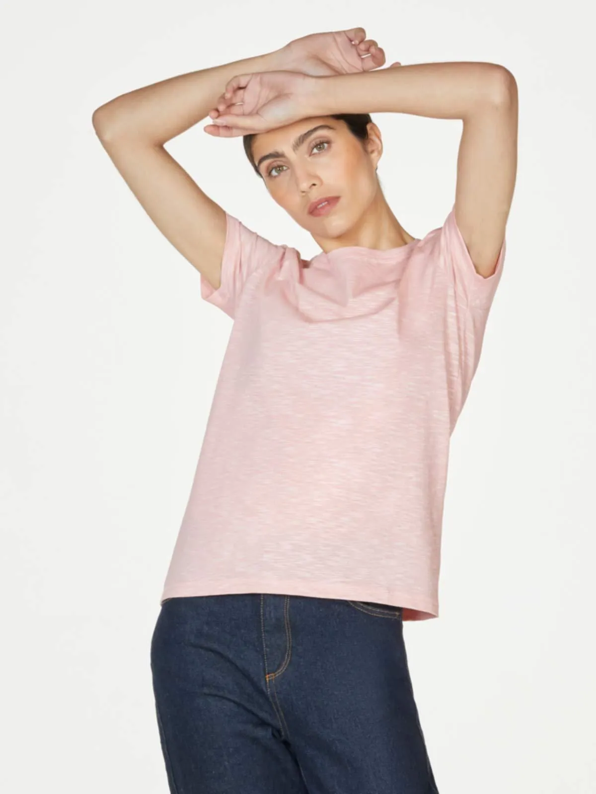 Fairtrade Organic Cotton Short Sleeve T-Shirt - Ballet Pink