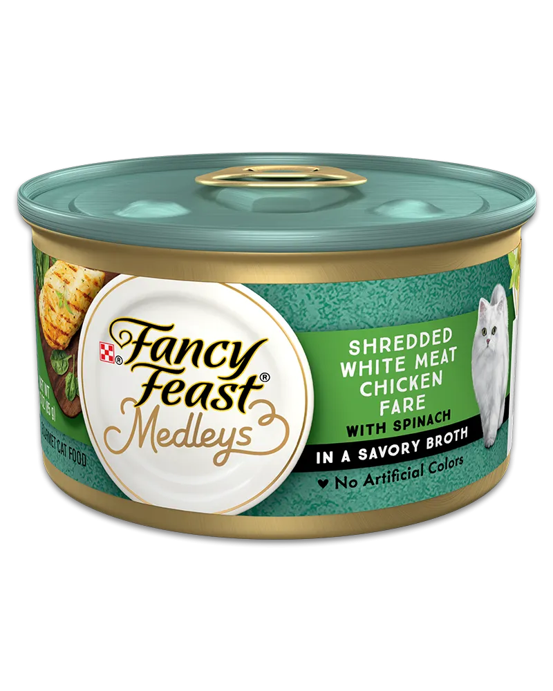 Fancy Feast Elegant Medleys Shredded Chicken Canned Cat Food