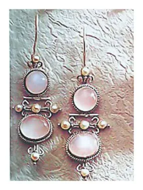 Frederica Rose Quartz Earrings