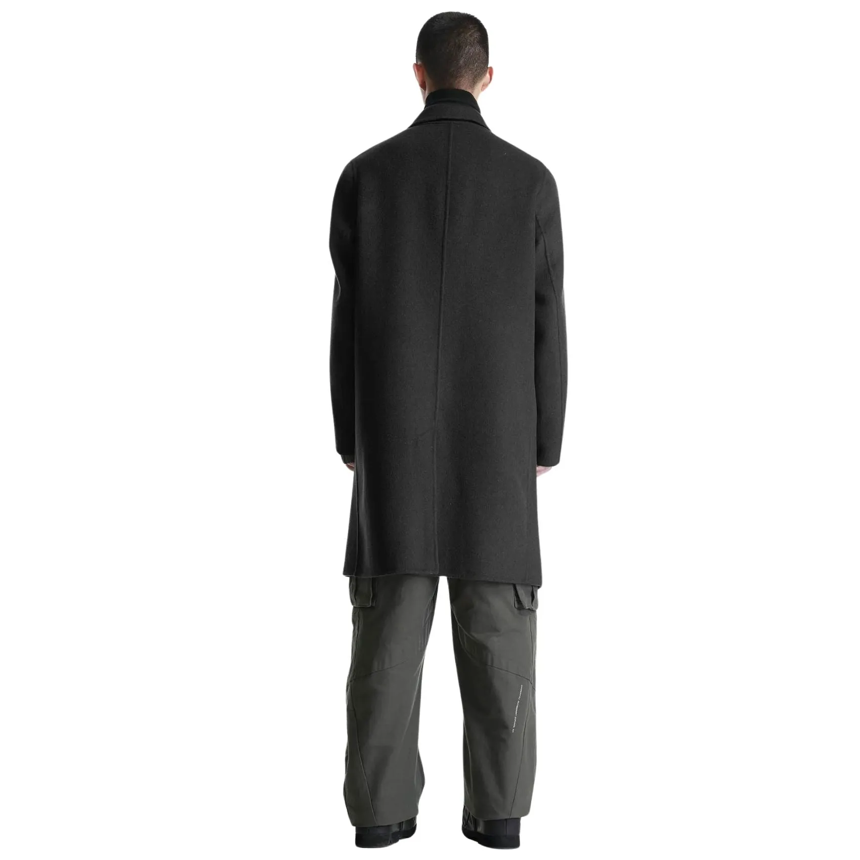 Grav Wool Coat - Black