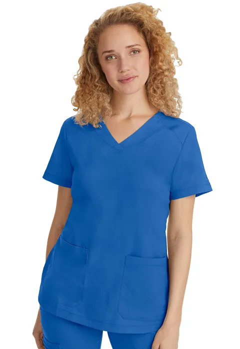 HH Purple Label Women's  Jill Curved V-Neck Scrub Top 2320