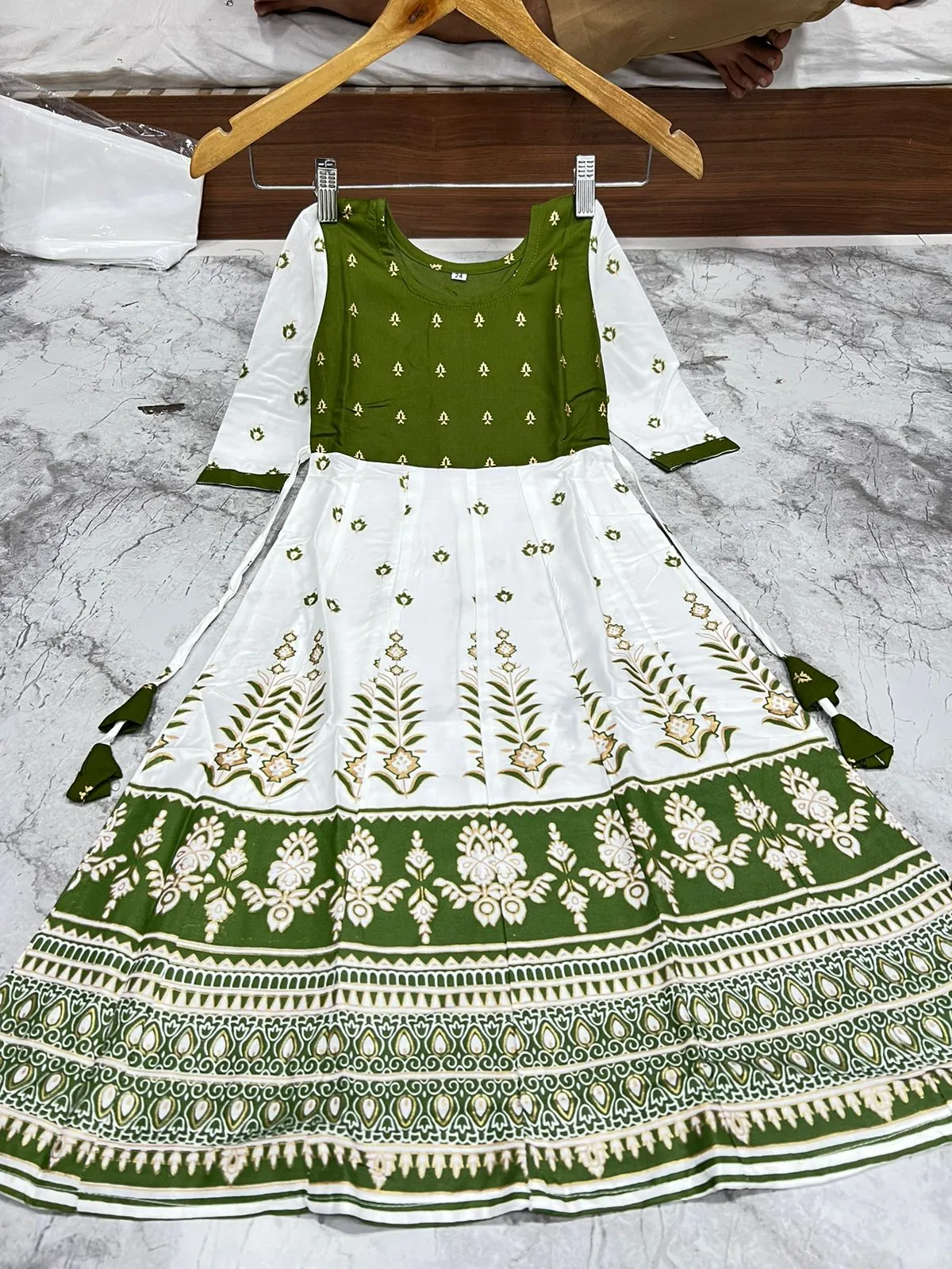 Kid Girl Traditional Wear Frock Dress