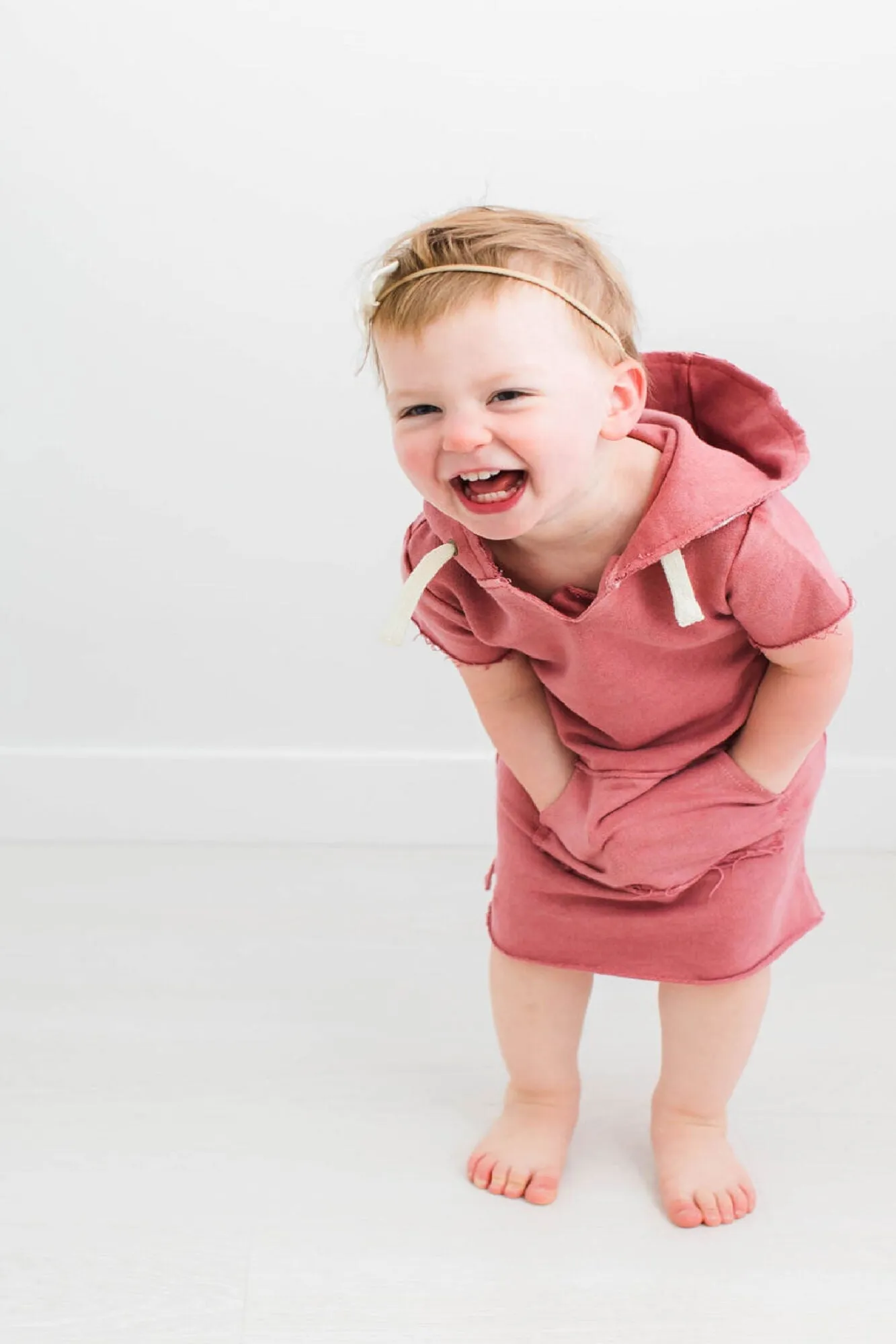 Kids' French Terry Hoodie Dress