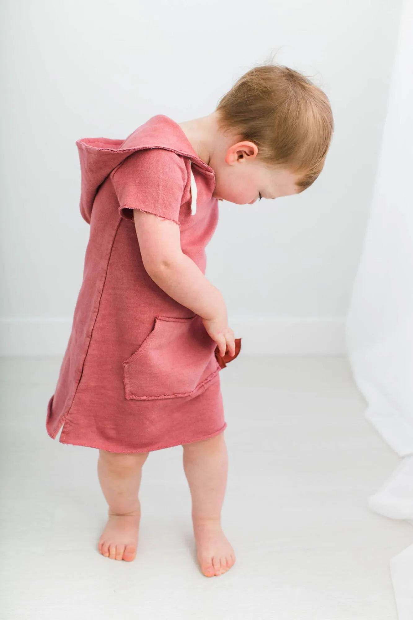 Kids' French Terry Hoodie Dress