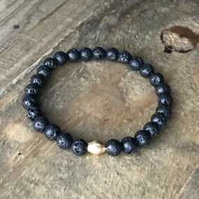 Lava Rock Bracelet