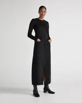 Lena Long Skirt - Nero Nero