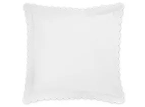 Matouk Diamond Pique Euro Sham - White